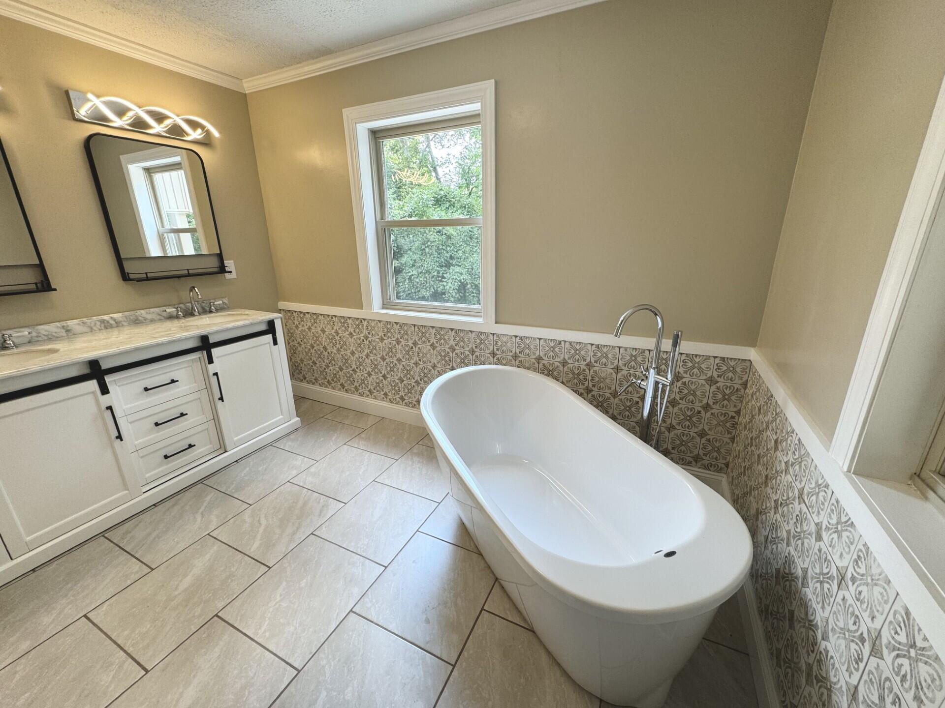 308 NW Road Logan, OH 43138 - Photo 37 of 51 Fantastic soaking tub and new vanity