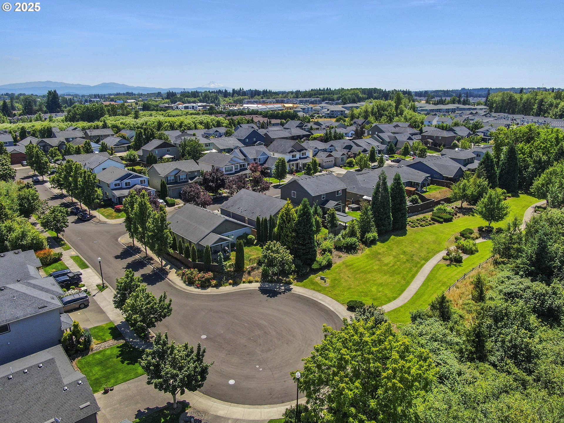 3805 North 3rd Circle Ridgefield, WA 98642 - Photo 27 of 30 an aerial view of residential houses with outdoor space and street view