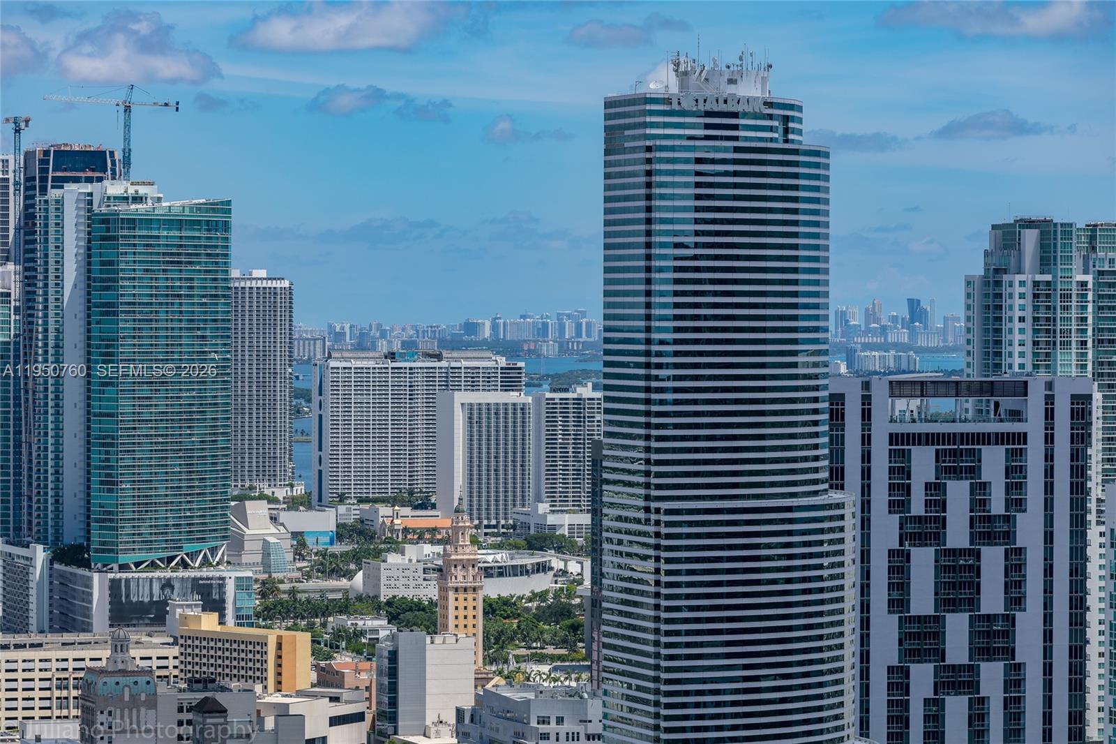 55 Southwest 9th Street, Unit PH4603 Miami, FL 33130 - Photo 18 of 48 a view of city with tall buildings