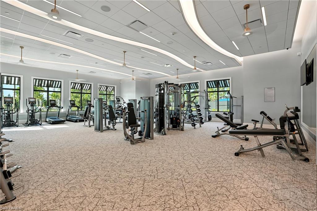 2148 Sequoia Court Naples, FL 34113 - Photo 47 of 48 a view of a room with gym equipment