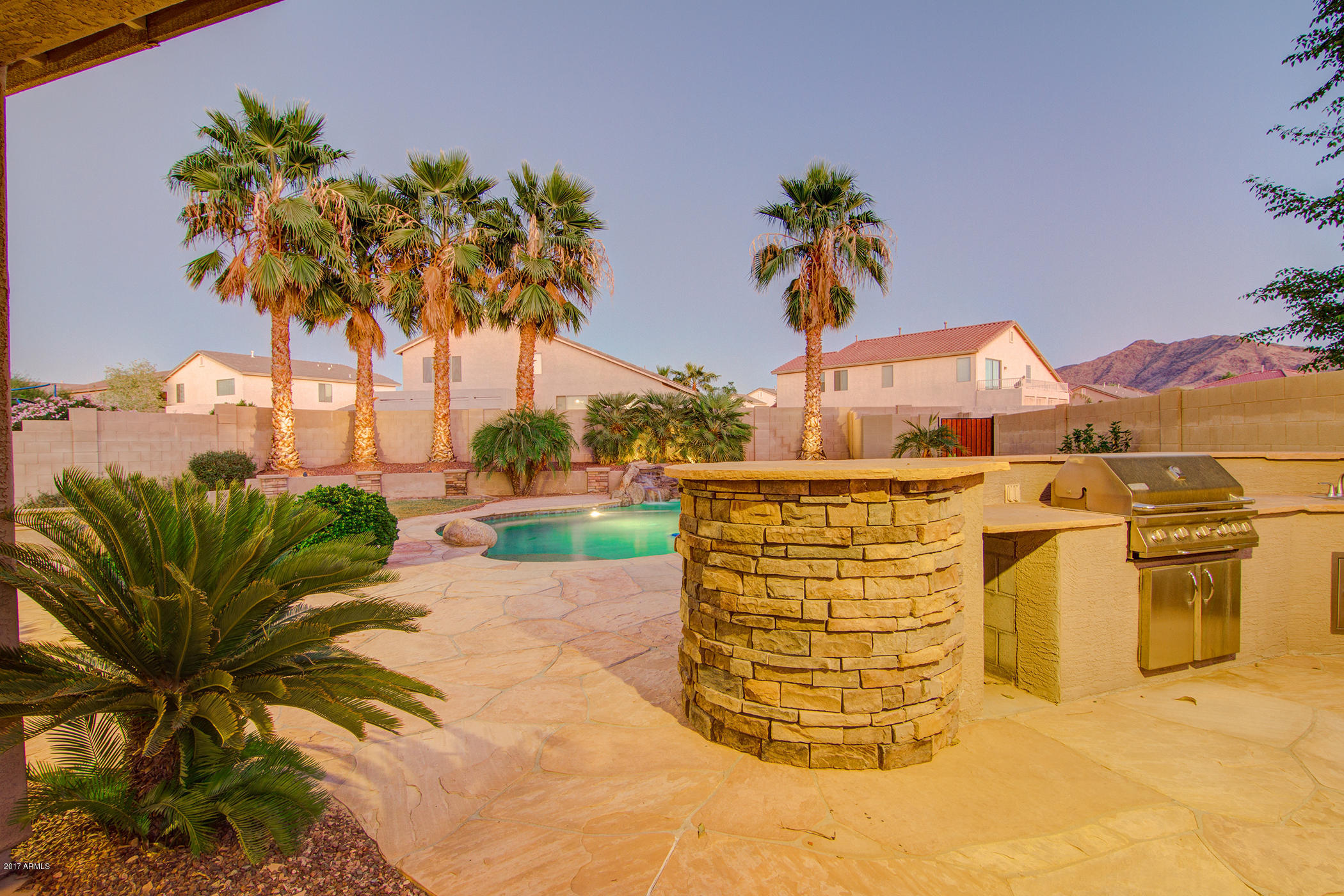 9809 South Reidar Road Laveen, AZ 85339 - Photo 28 of 30 Backyard with BBQ Grill
