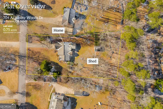 a view of a street with parking space