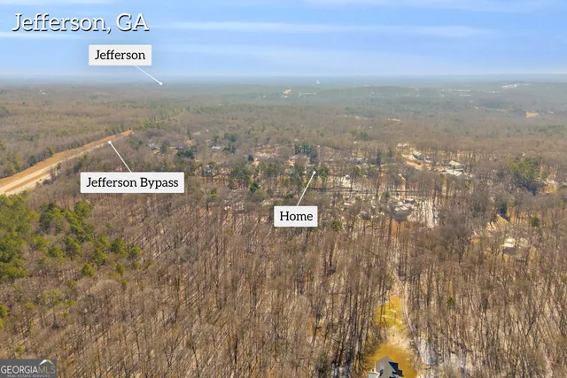 a view of city and mountain