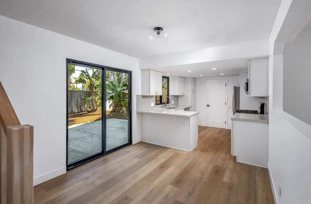 250 Hillcrest Drive Encinitas, CA 92024 - Photo 19 of 54 a view of kitchen with wooden floor and electronic appliances