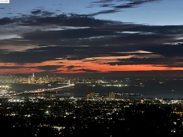 a view of city and ocean