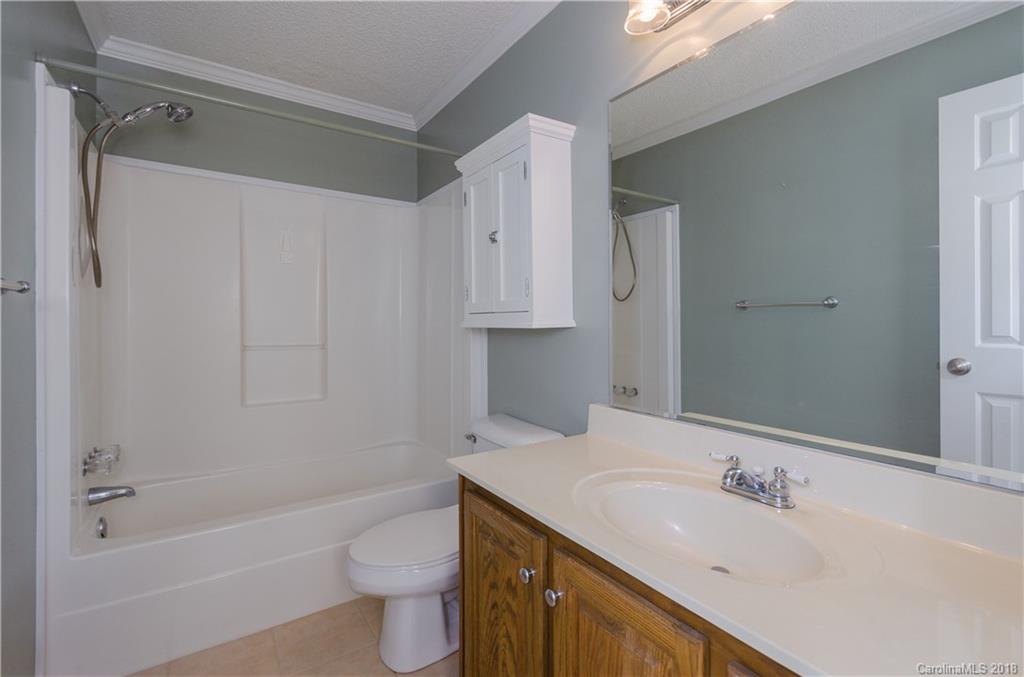 452 Souther Road Fletcher, NC 28732 - Photo 19 of 24 a bathroom with a sink a toilet and a bathtub