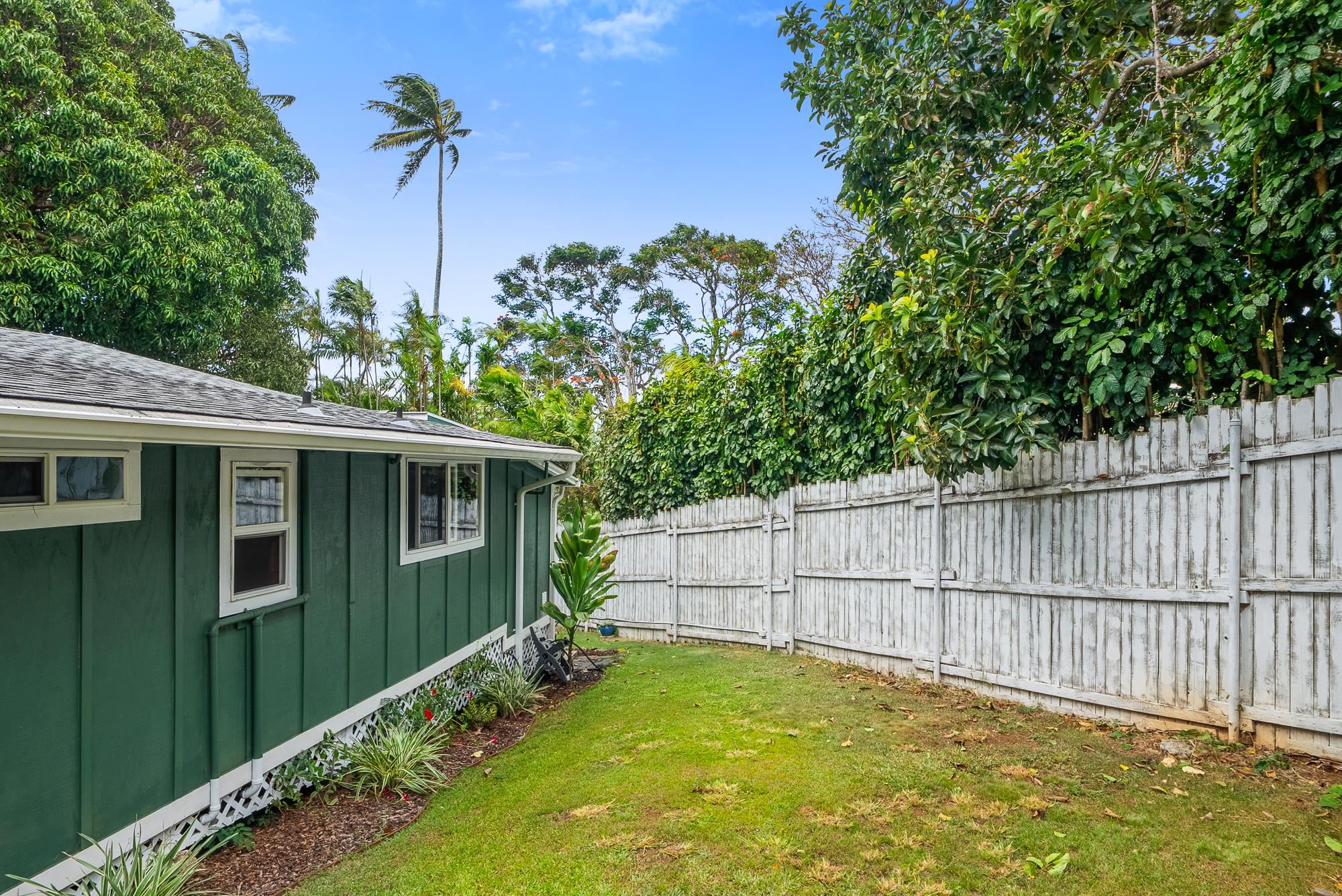 323 West Kuiaha Road Haiku, HI 96708 - Photo 14 of 30 a view of backyard with potted plants and a large tree