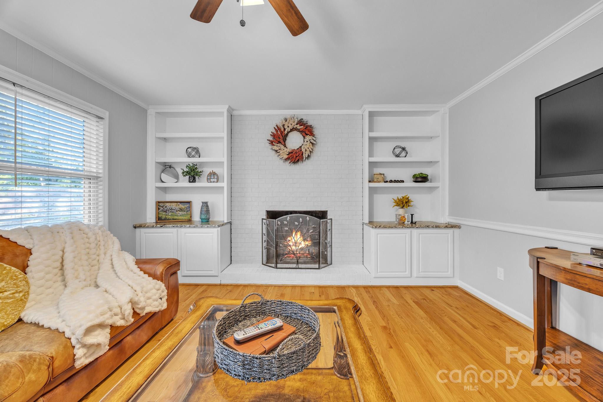 651 25th Avenue Northwest Hickory, NC 28601 - Photo 8 of 35 a bedroom with furniture and a flat screen tv