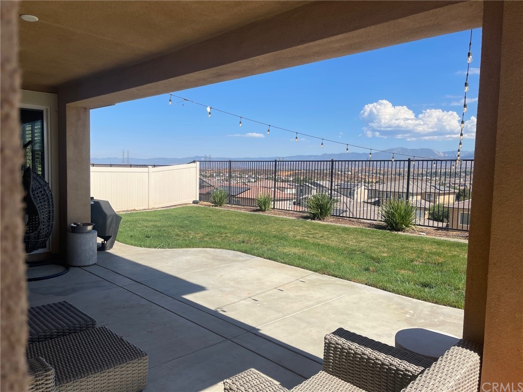 35334 Thorpe Trail Beaumont, CA 92223 - Photo 62 of 74 a view of a porch and a yard