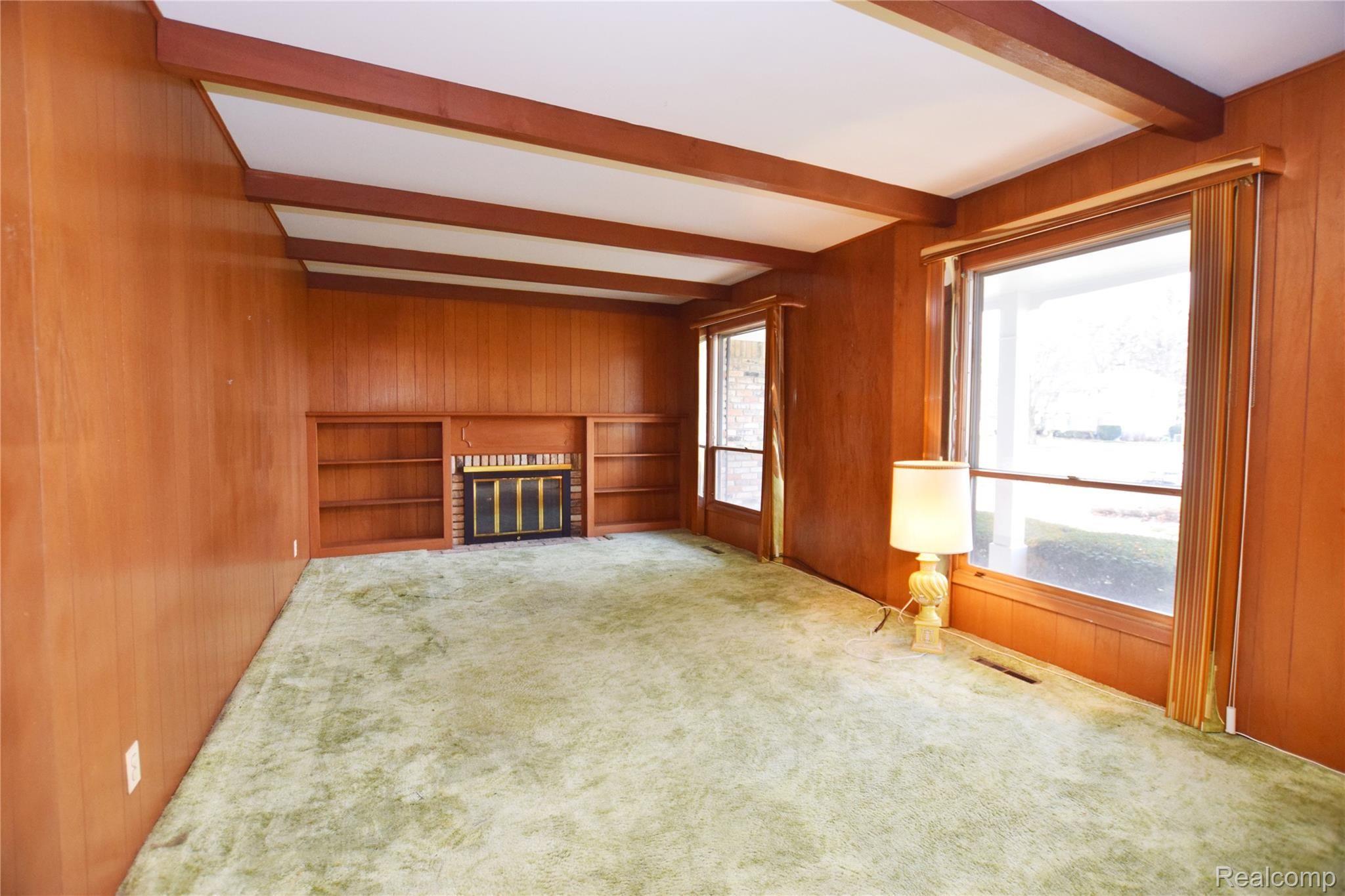 6349 Rustic Ridge Trail Grand Blanc, MI 48439 - Photo 2 of 21 Living Room with Fireplace