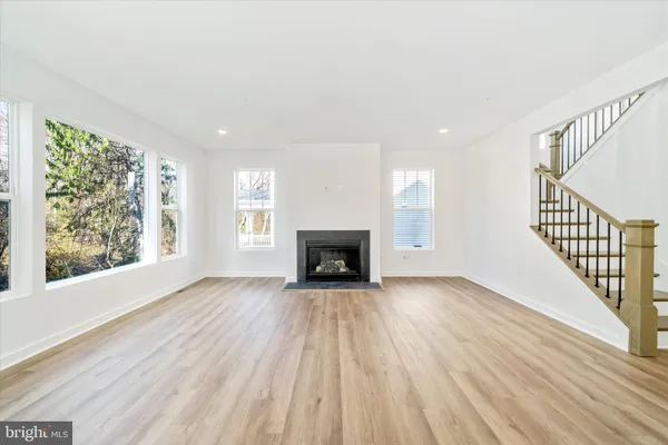 a view of a house with wooden floor