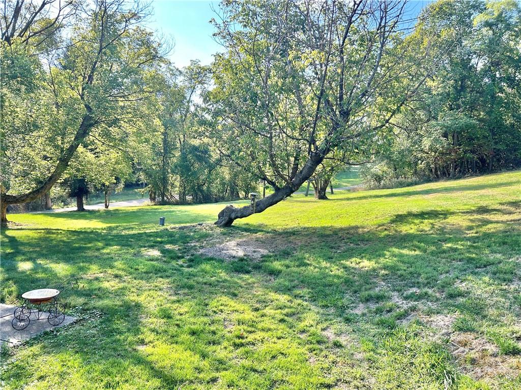 562 Smith Run Road Amity, PA 15311 - Photo 4 of 26 a view of a swimming pool with a yard and large trees