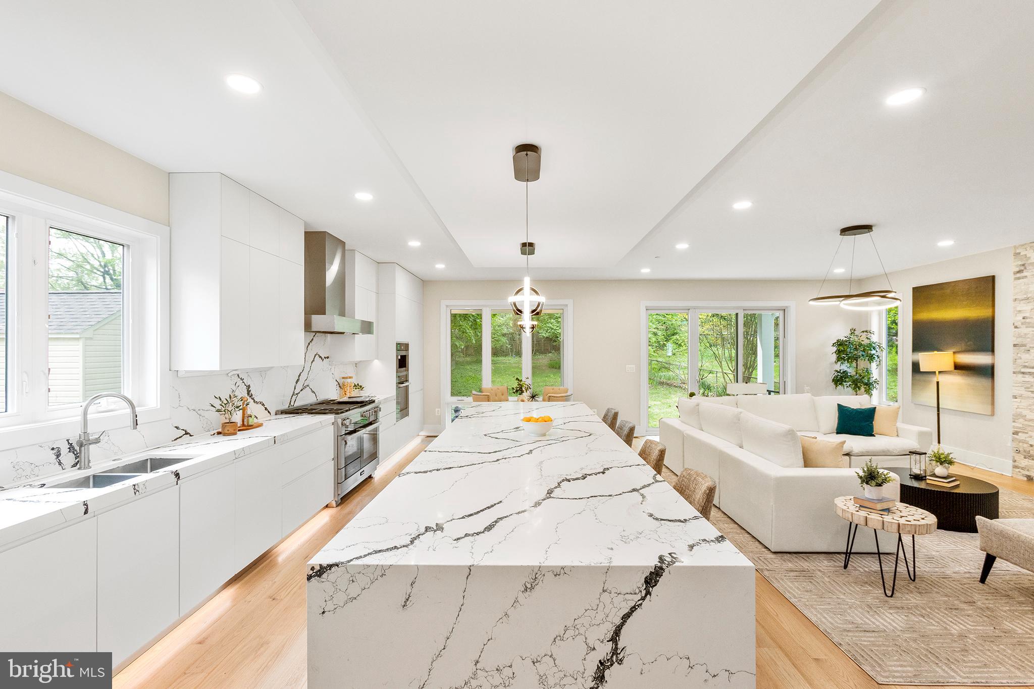3706 Spring Street Chevy Chase, MD 20815 - Photo 15 of 63 Kitchen & Family Room