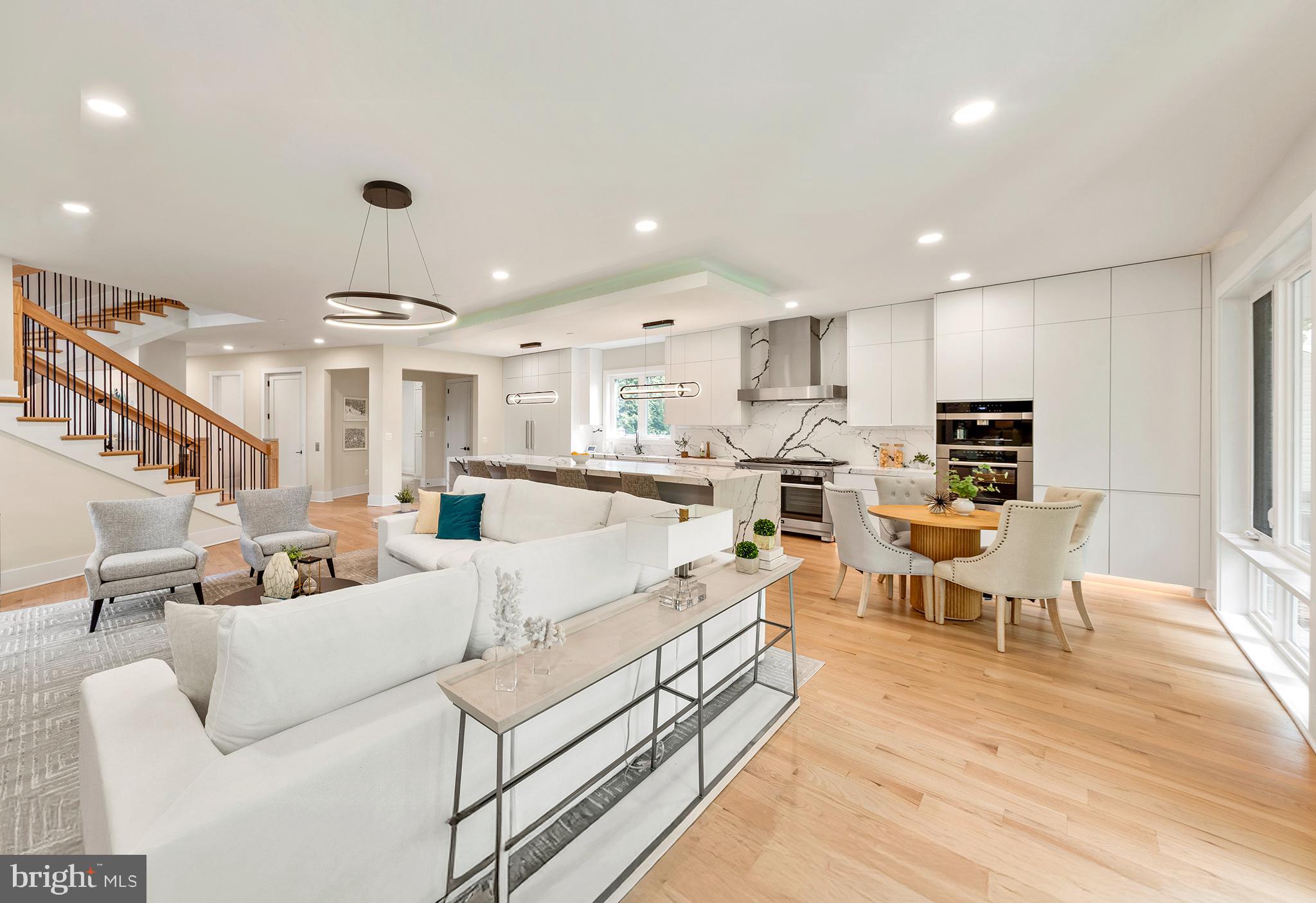 3706 Spring Street Chevy Chase, MD 20815 - Photo 19 of 63 Family Room & Kitchen
