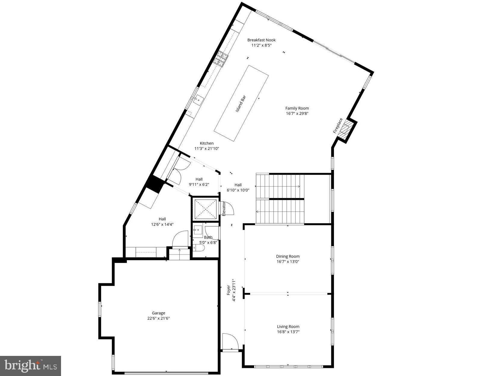 3706 Spring Street Chevy Chase, MD 20815 - Photo 60 of 63 Main Level Floor Plan