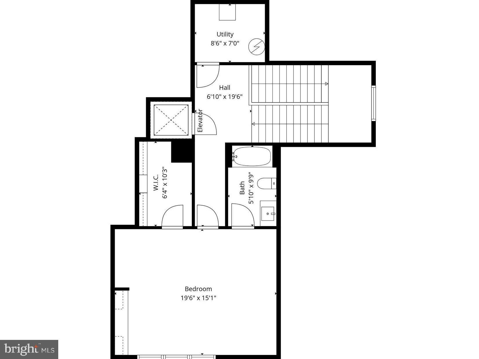 3706 Spring Street Chevy Chase, MD 20815 - Photo 62 of 63 Top Level Floor Plan