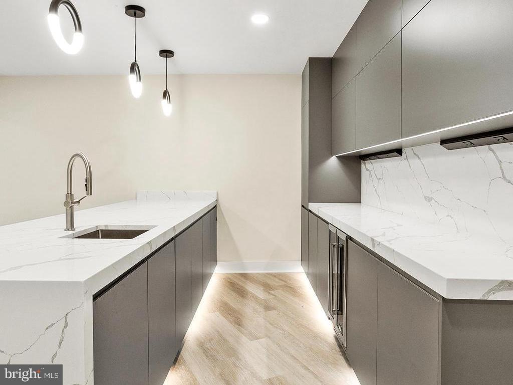 3706 Spring Street Chevy Chase, MD 20815 - Photo 52 of 63 Lower Level Entertainment Bar