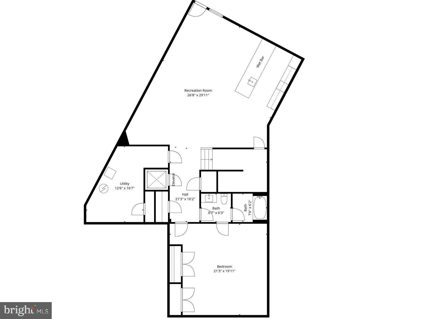 3706 Spring Street Chevy Chase, MD 20815 - Photo 63 of 63 Lower Level Floor Plan