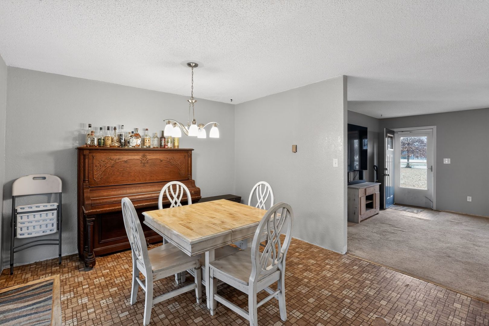 1531 North Charleston Road Salem, IL 62881 - Photo 15 of 34 a view of a dining room with furniture and chandelier