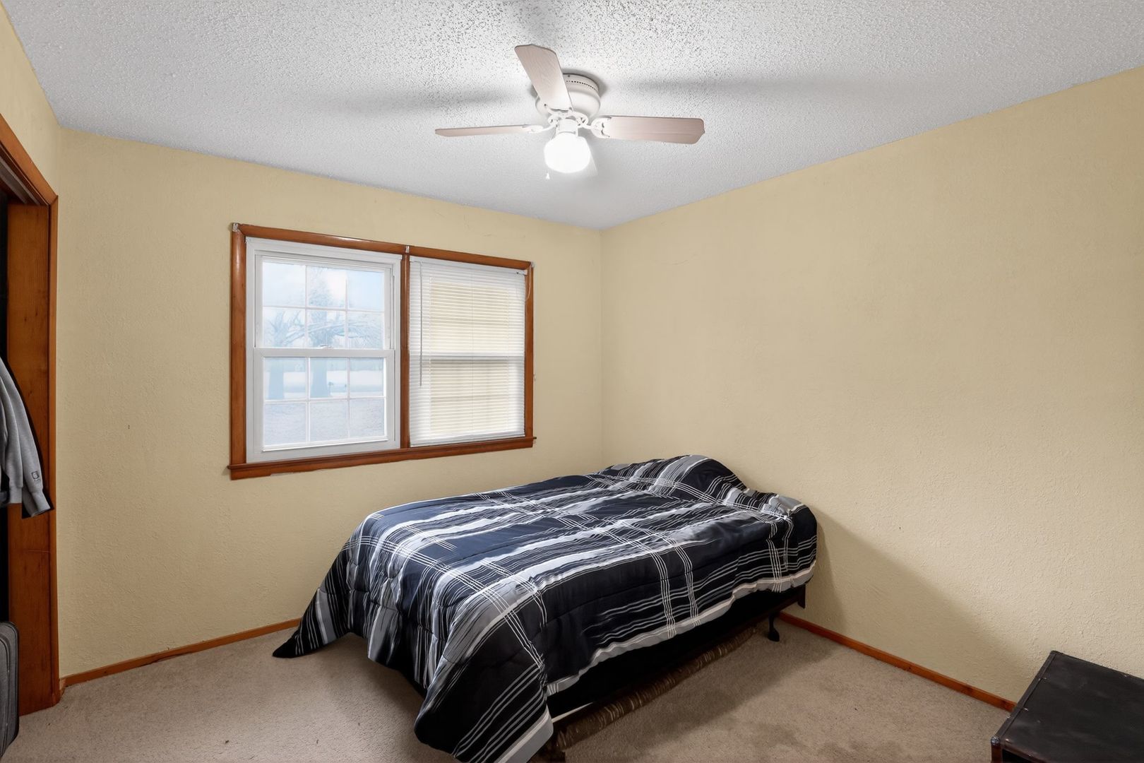 1531 North Charleston Road Salem, IL 62881 - Photo 17 of 34 a bedroom with a bed and a window