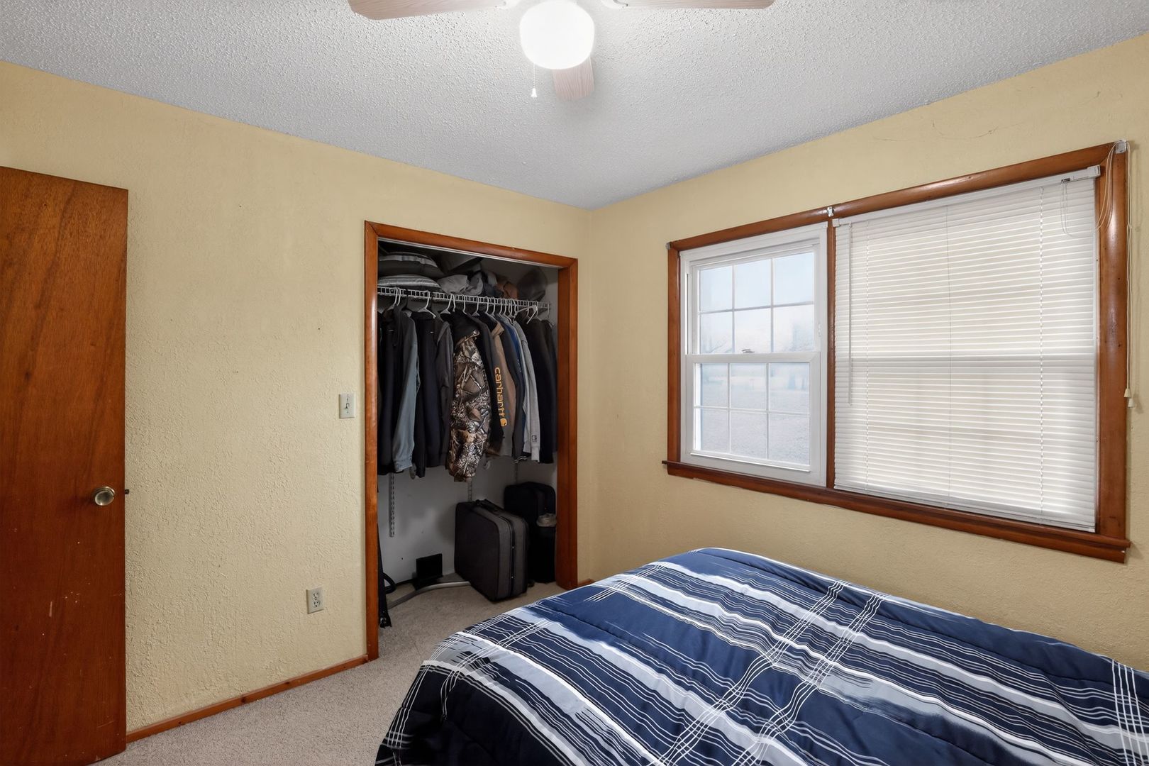 1531 North Charleston Road Salem, IL 62881 - Photo 24 of 34 a bedroom with a bed and a window