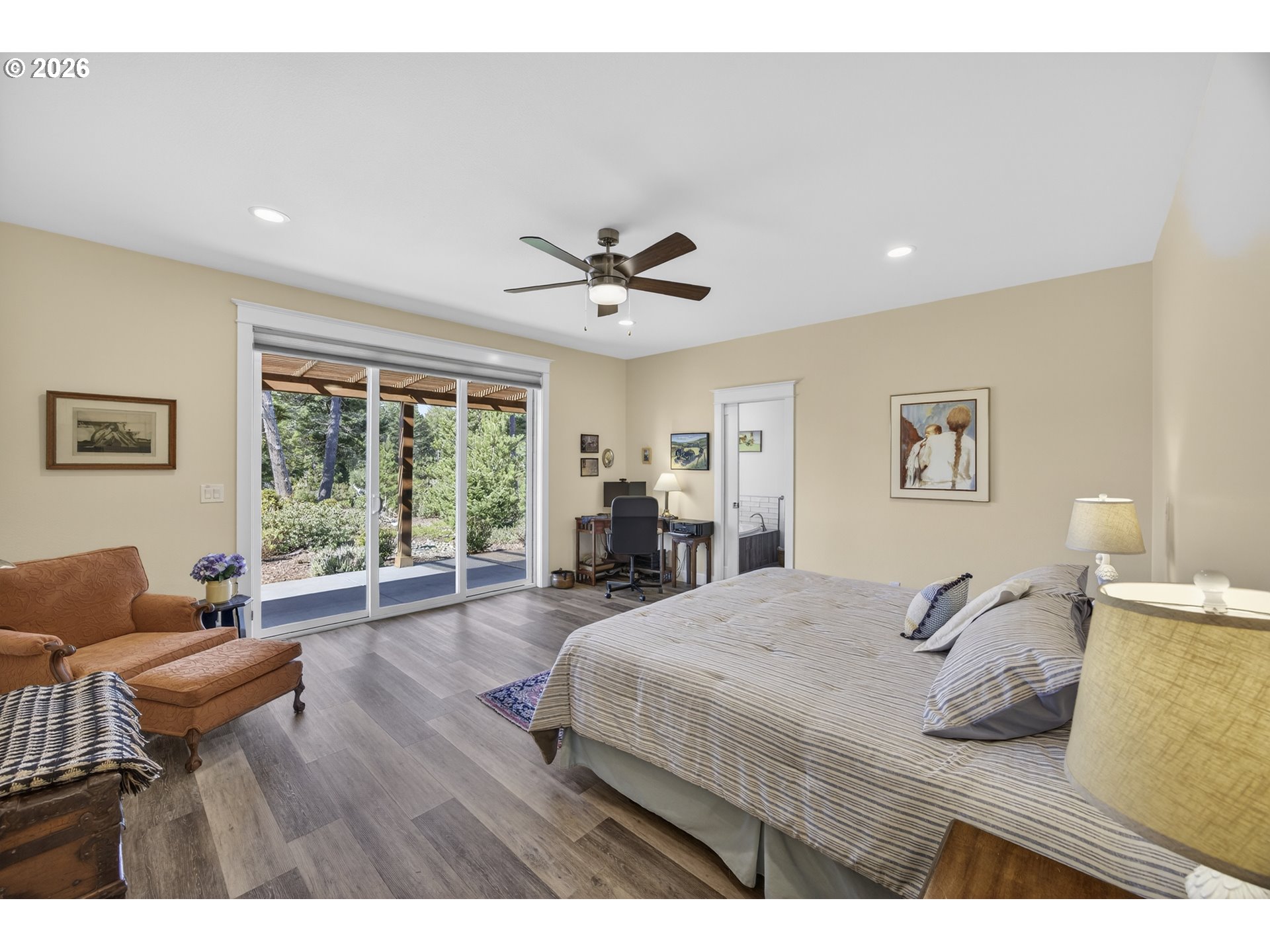 88084 Lake Point Drive Florence, OR 97439 - Photo 19 of 22 a bedroom with a bed and a couch