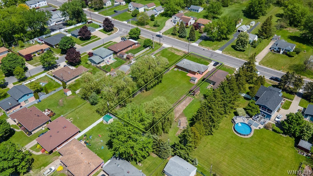 638 Borden Road Cheektowaga, NY 14227 - Photo 9 of 41 Aerial view of lot lines
