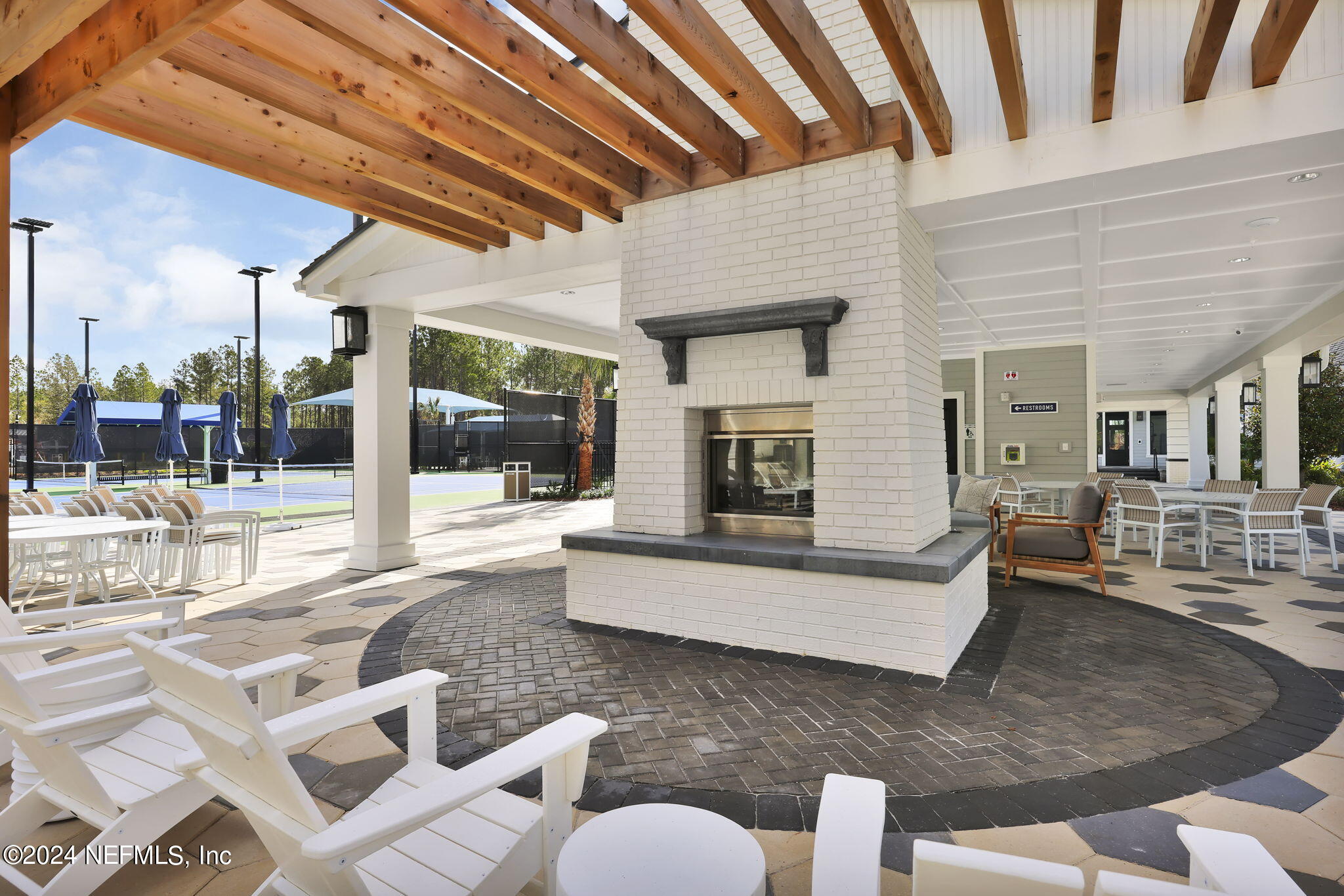 515 Goodwill Court Yulee, FL 32097 - Photo 28 of 39 Outdoor Fireplace