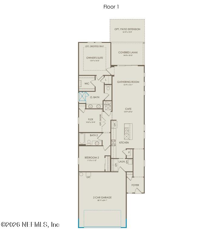 515 Goodwill Court Yulee, FL 32097 - Photo 39 of 39 Hallmark Floorplan