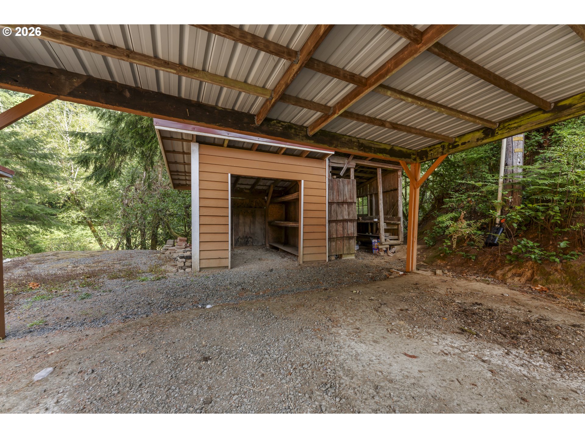 67085 Marlow Creek Road Coos Bay, OR 97420 - Photo 37 of 48 a view of a room with wooden floor