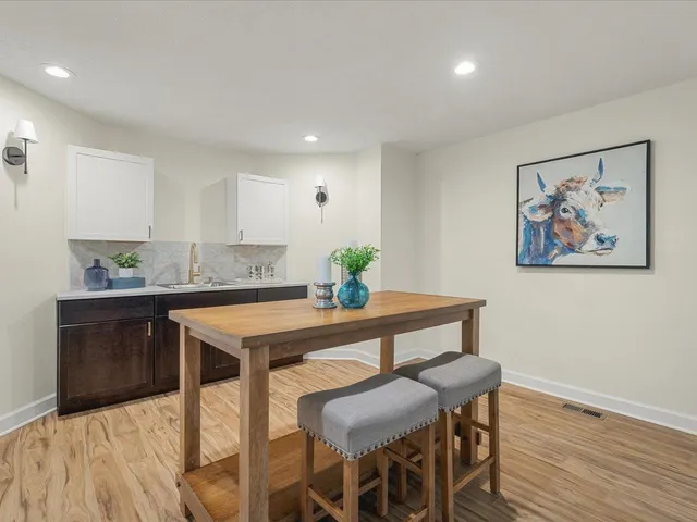 a view of an ocean and beach