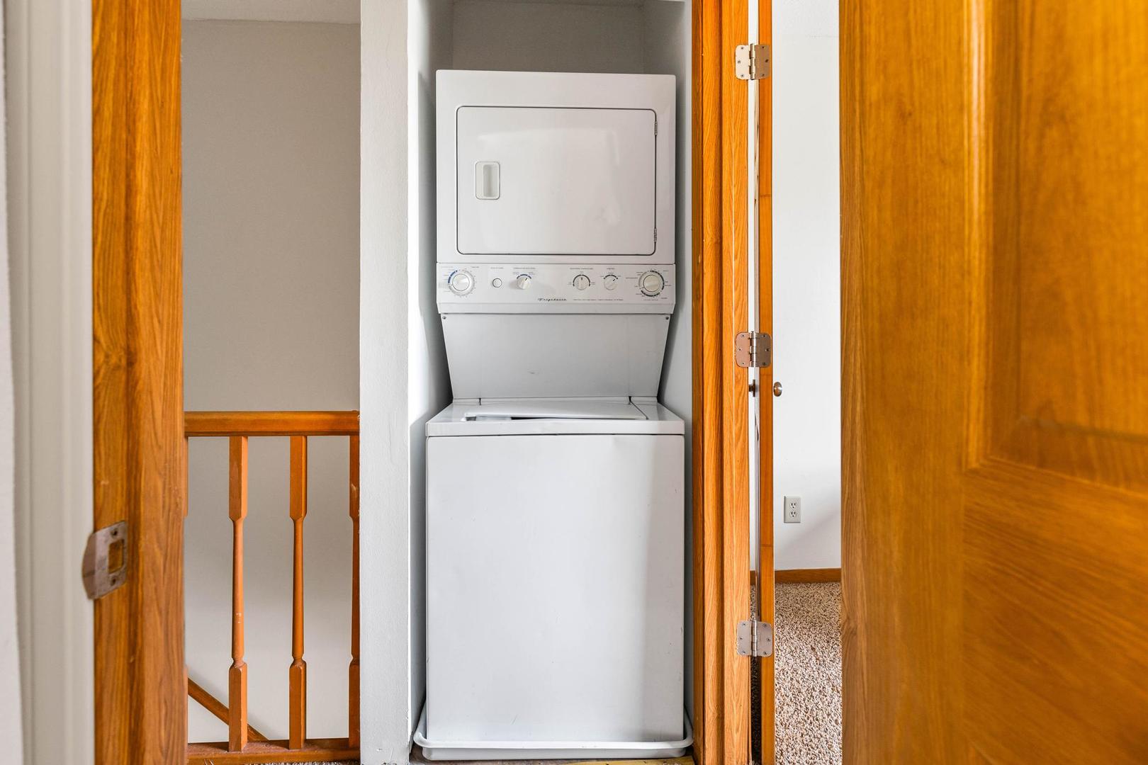 700 North Adelaide Street, Unit 12 Normal, IL 61761 - Photo 12 of 16 a utility room with dryer and washer