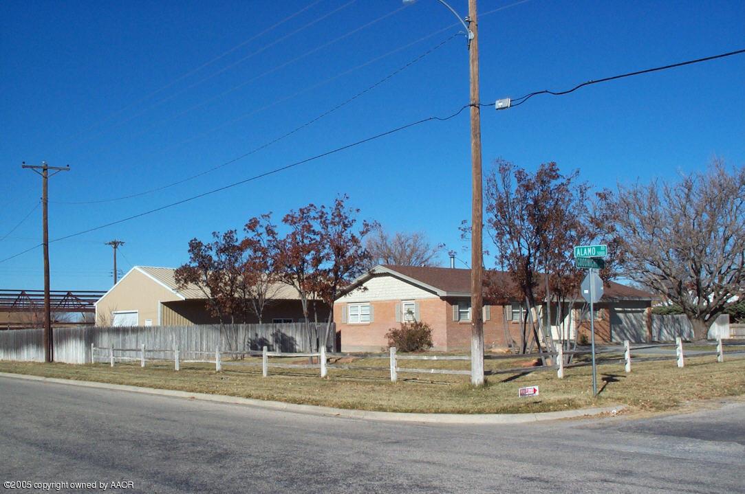 a view of building with an outdoor space