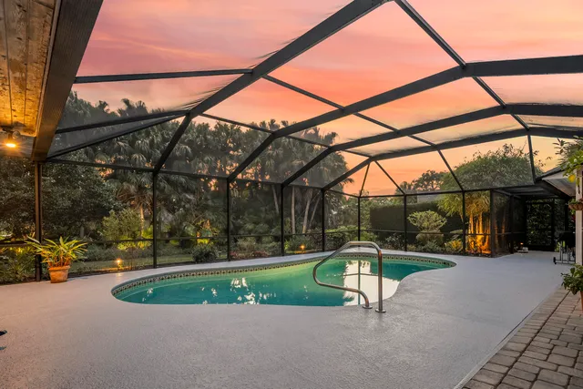 a view of outdoor space with seating