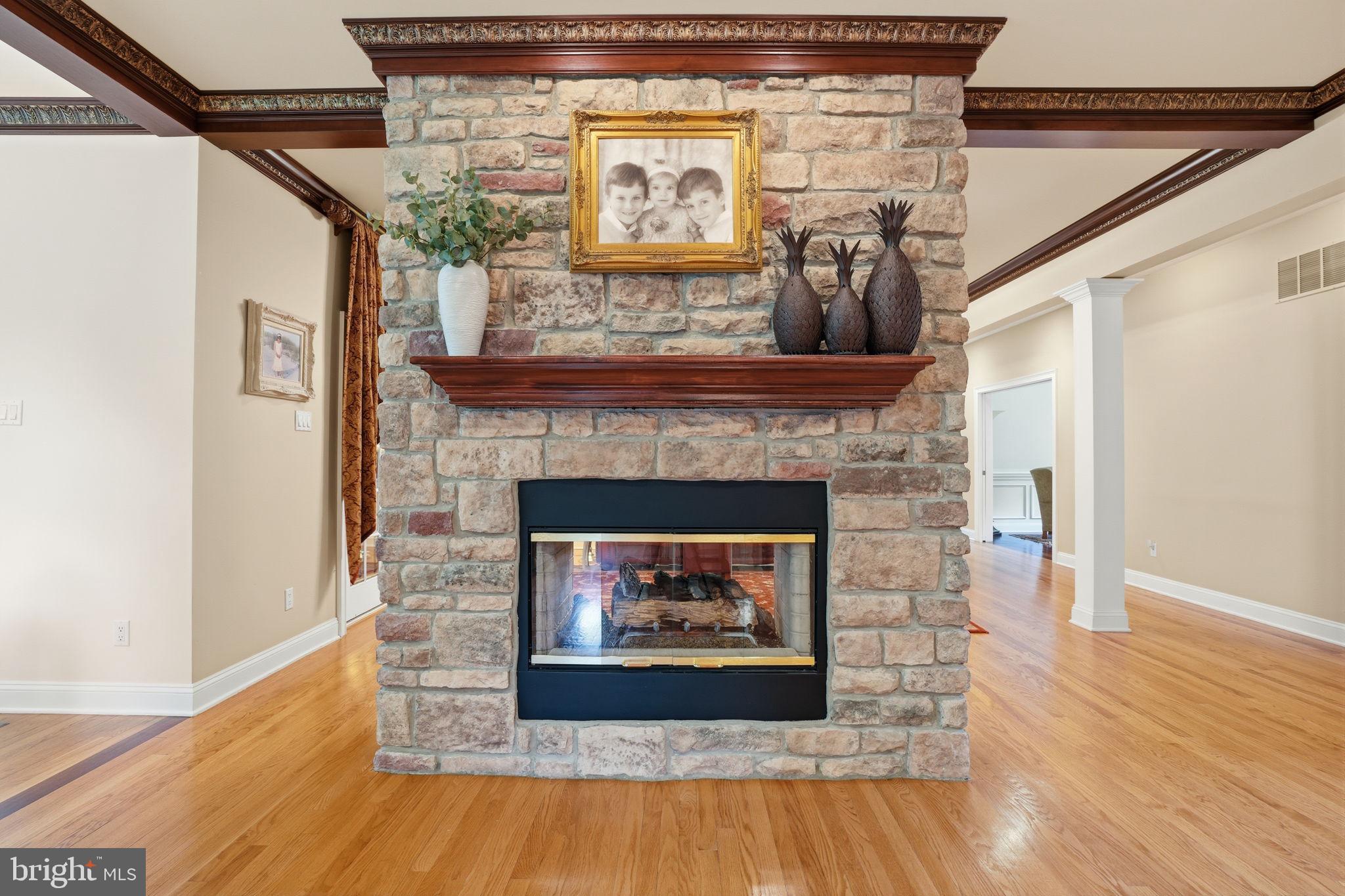 1588 Wrightstown Road Newtown, PA 18940 - Photo 32 of 81 Fireplace in Kitchen