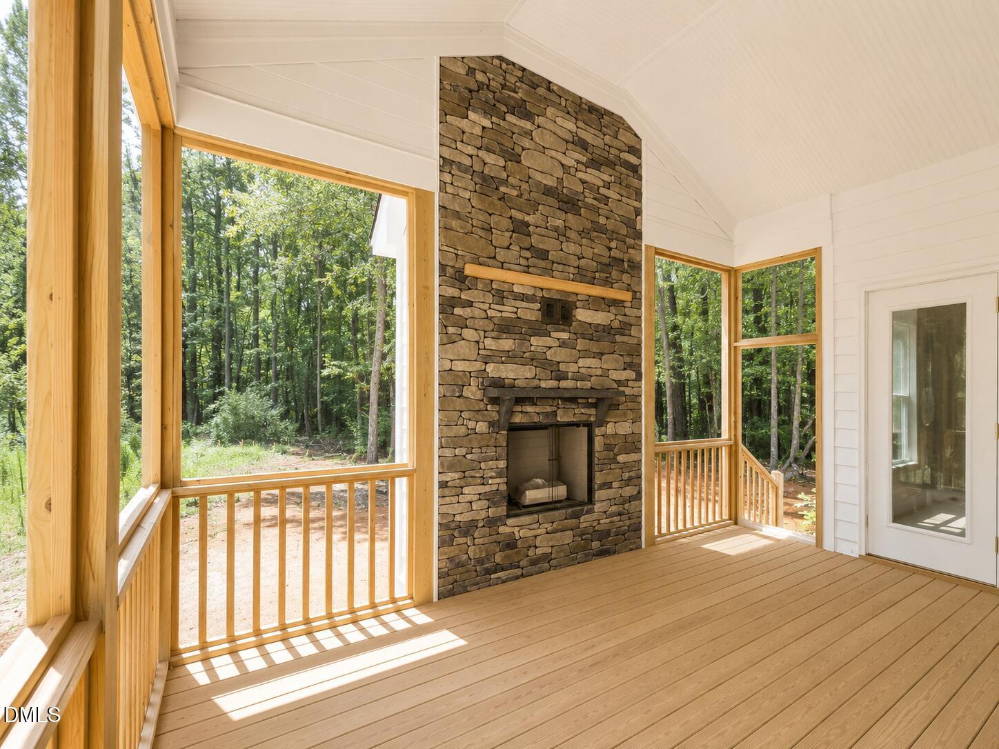4025 Hamlets Chapel Road Pittsboro, NC 27312 - Photo 27 of 28 stacked stone outdoor fireplace