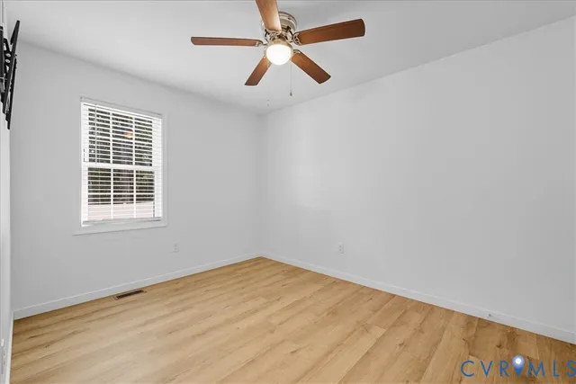wooden floor in an empty room