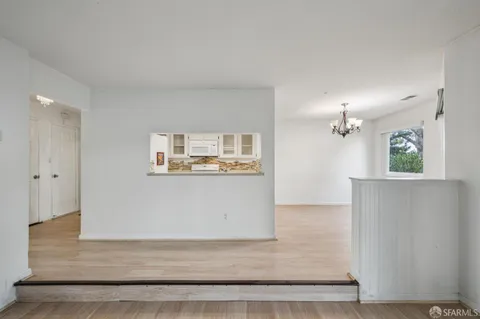 a view interior of the house and natural light