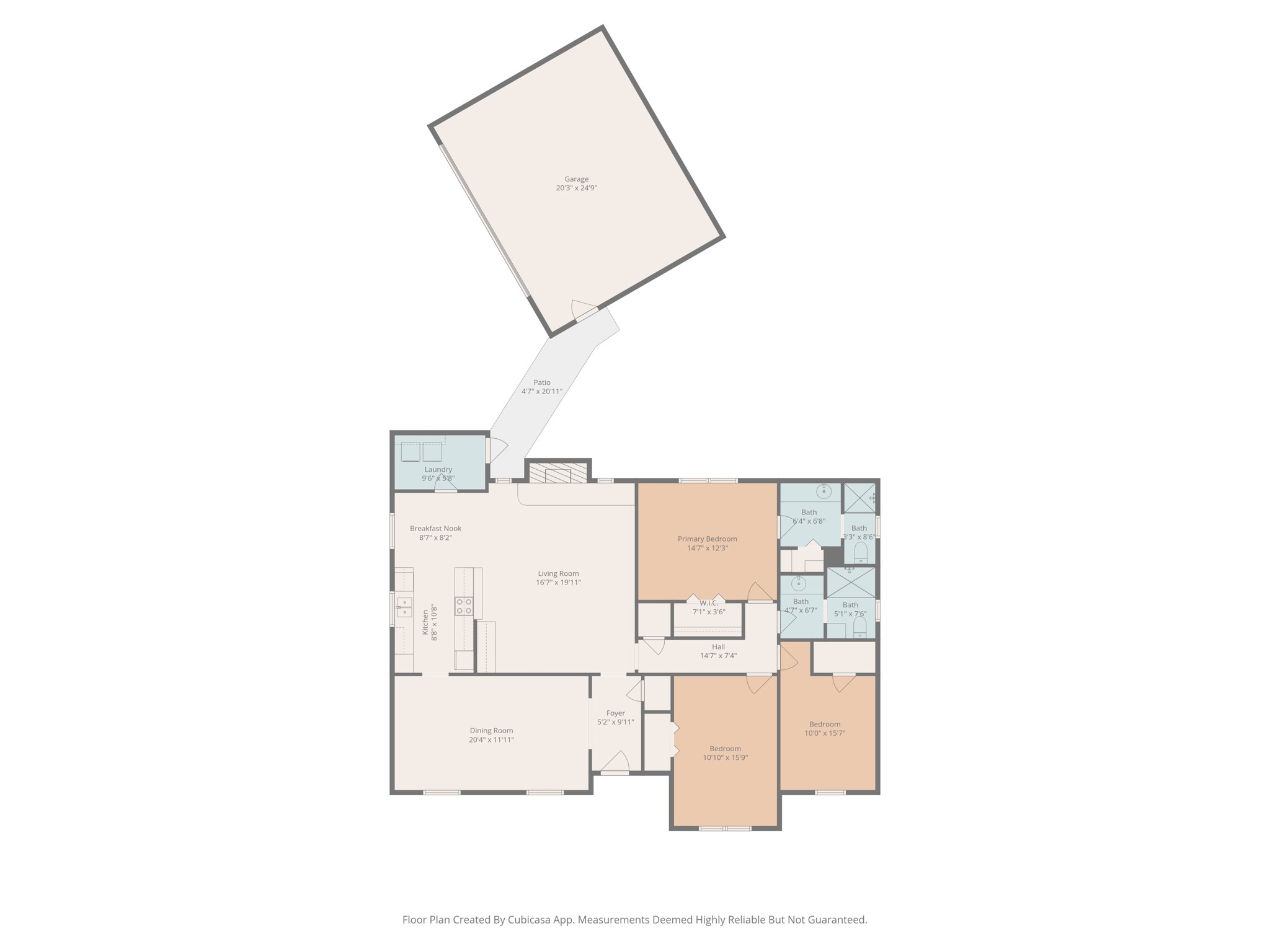 519 Kathy Street Humble, TX 77338 - Photo 21 of 21 Floor plan.