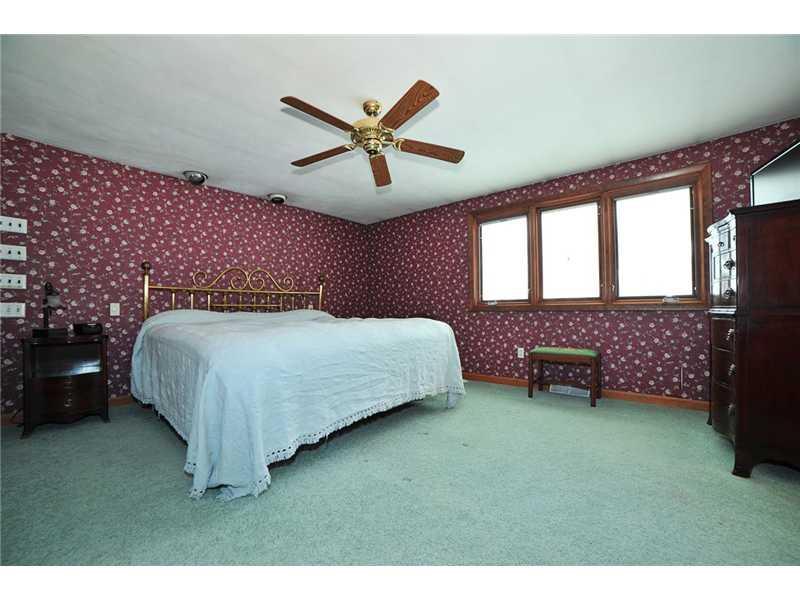 131 Tyler Road Pittsburgh, PA 15237 - Photo 13 of 22 Master Bedroom. Master bedroom view with furniture and before wallpaper was removed.