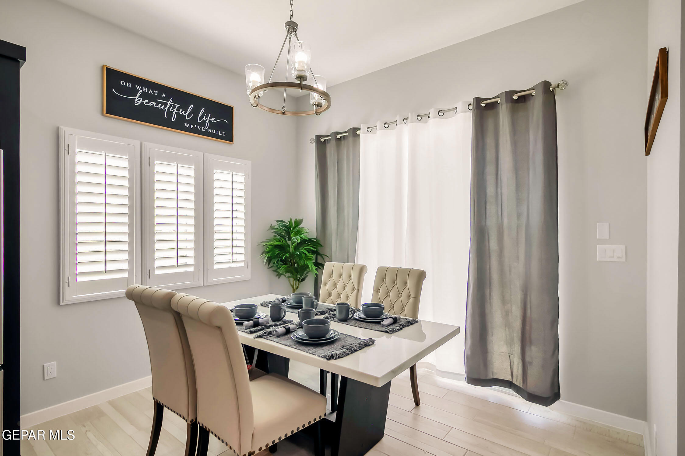 3853 Object Place El Paso, TX 79938 - Photo 22 of 31 a view of a dining room with furniture and window