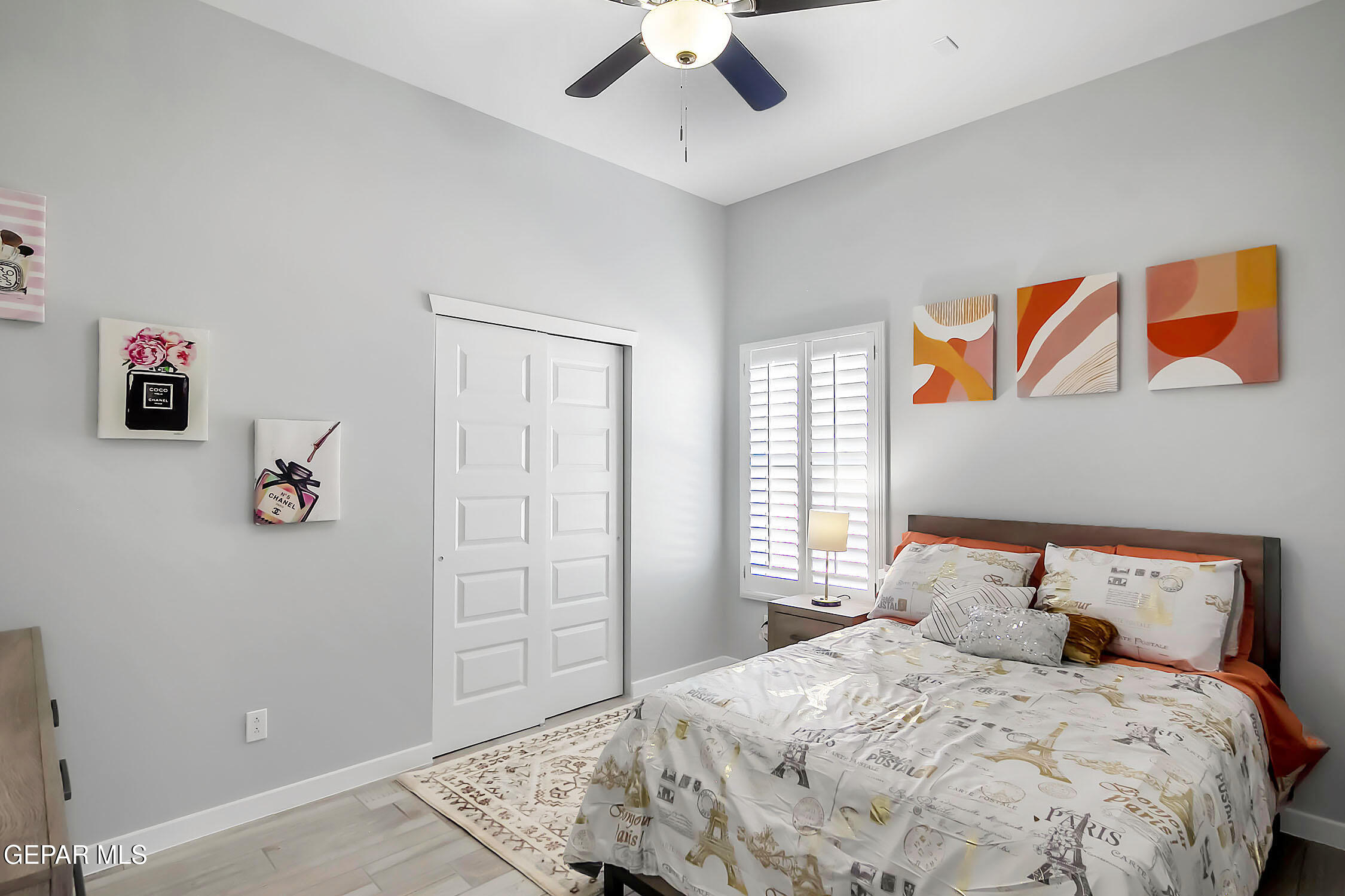 3853 Object Place El Paso, TX 79938 - Photo 8 of 31 a bedroom with a bed and a window