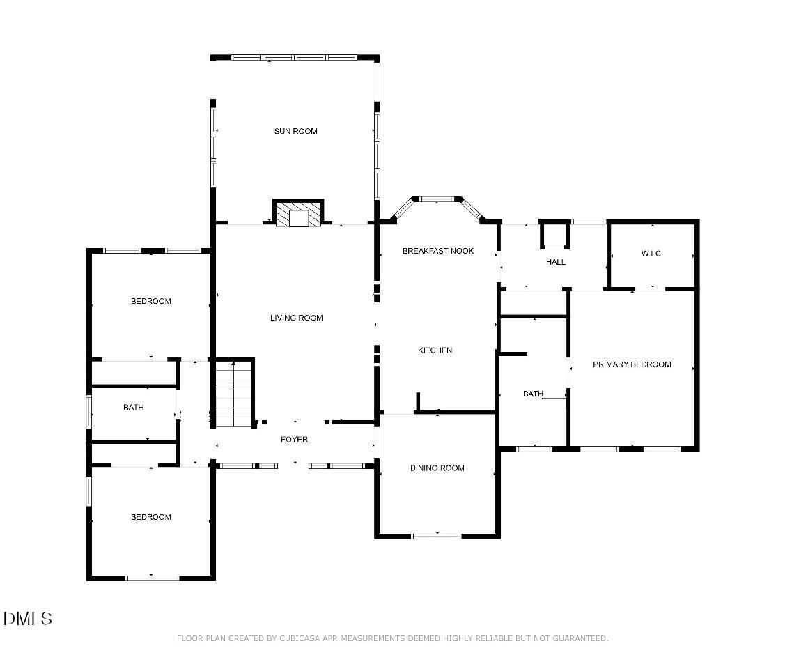 1846 Forest Wood Road Rocky Mount, NC 27804 - Photo 67 of 68 Main Floor Plan 2