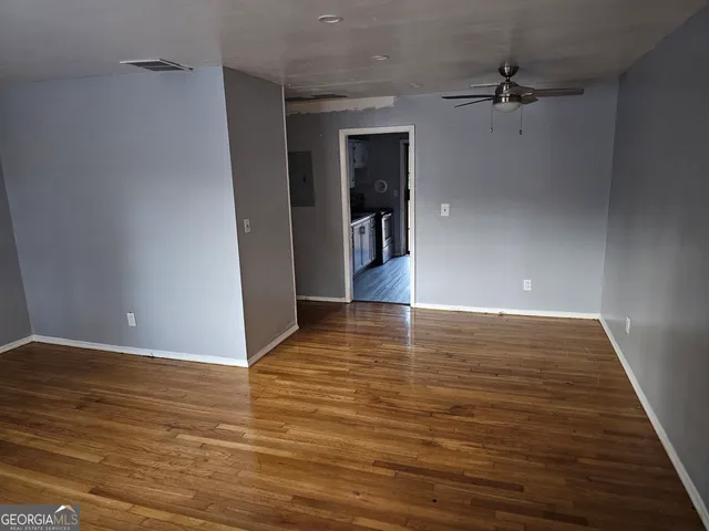 wooden floor in an empty room