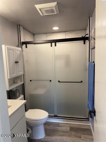 815 Ellen Avenue Prosser, WA 99350 - Photo 10 of 16 a bathroom with a shower and a toilet
