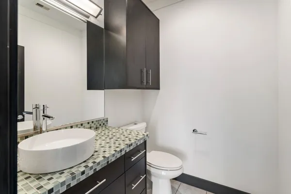 a view of room with bathroom