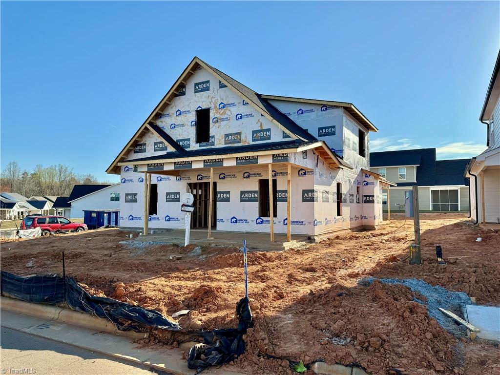 Front Of Home - Construction As Of 3.22.24