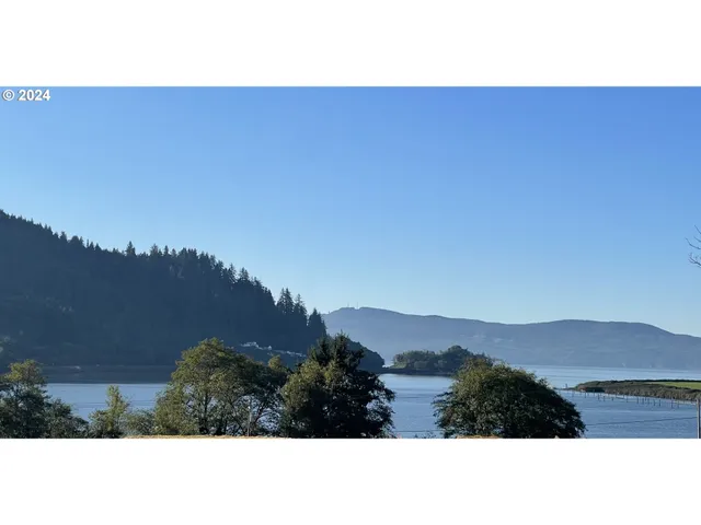 a view of city and mountain