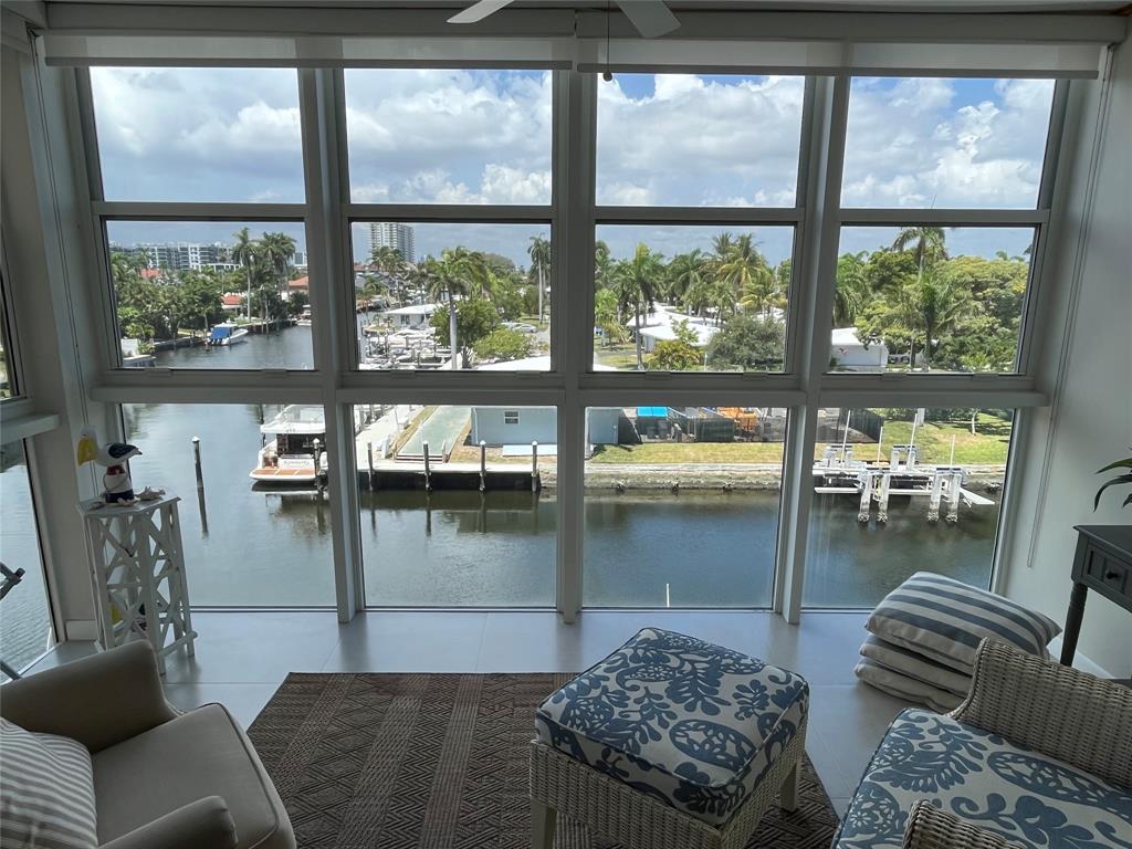 1481 South Ocean Boulevard, Unit 415A Pompano Beach, FL 33062 - Photo 6 of 39 a living room with furniture and a window