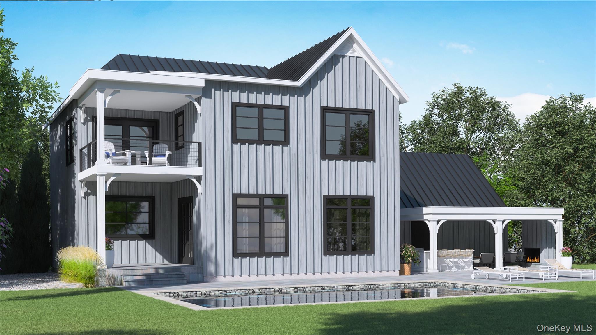 535 Bay Home Road Southold, NY 11971 - Photo 2 of 15 a front view of a house with a yard